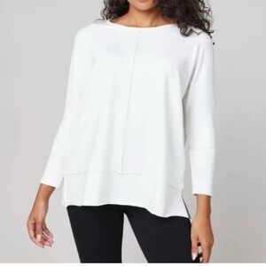 Spanx perfect length top, 3/4 sleeve.